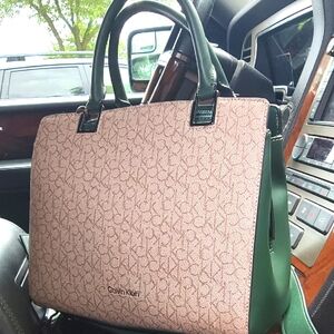 Calvin Klein  Green Tote Bag